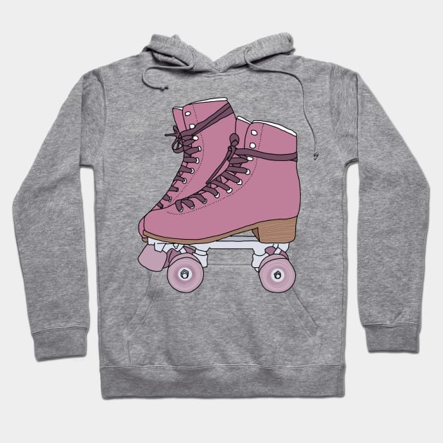 Roller Skates Hoodie by DesignsByJamie